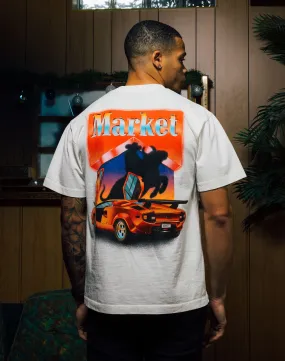 ElasticWaistband MoistureWicking Market Bullrider Tee