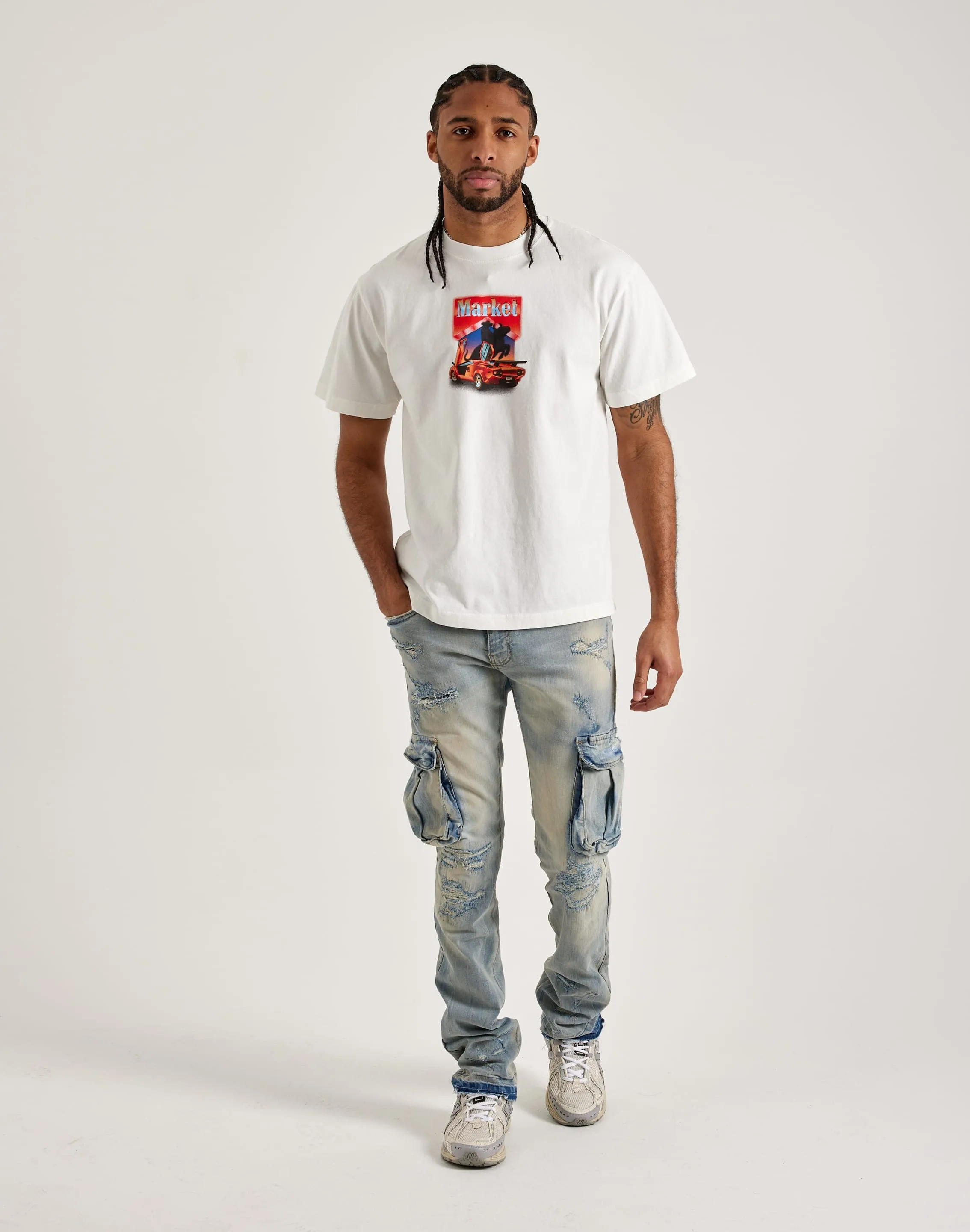 Market Bullrider Tee late night Design Edge