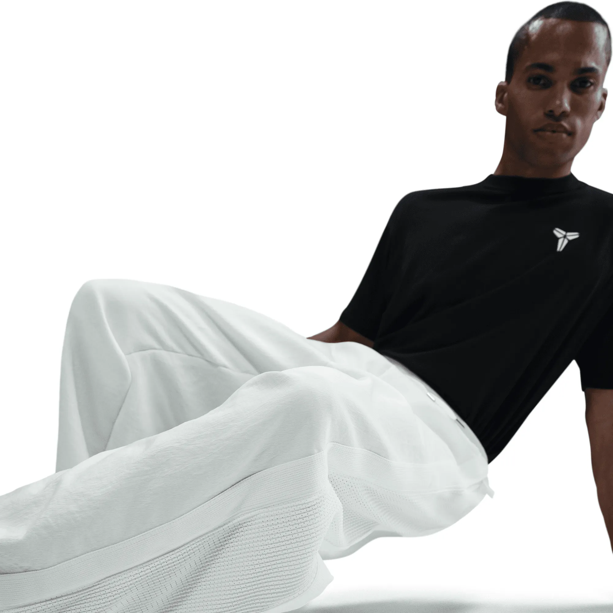 DoubleStitched Dry Touch KOBE DETAILS PLEATED PANTS - WHITE