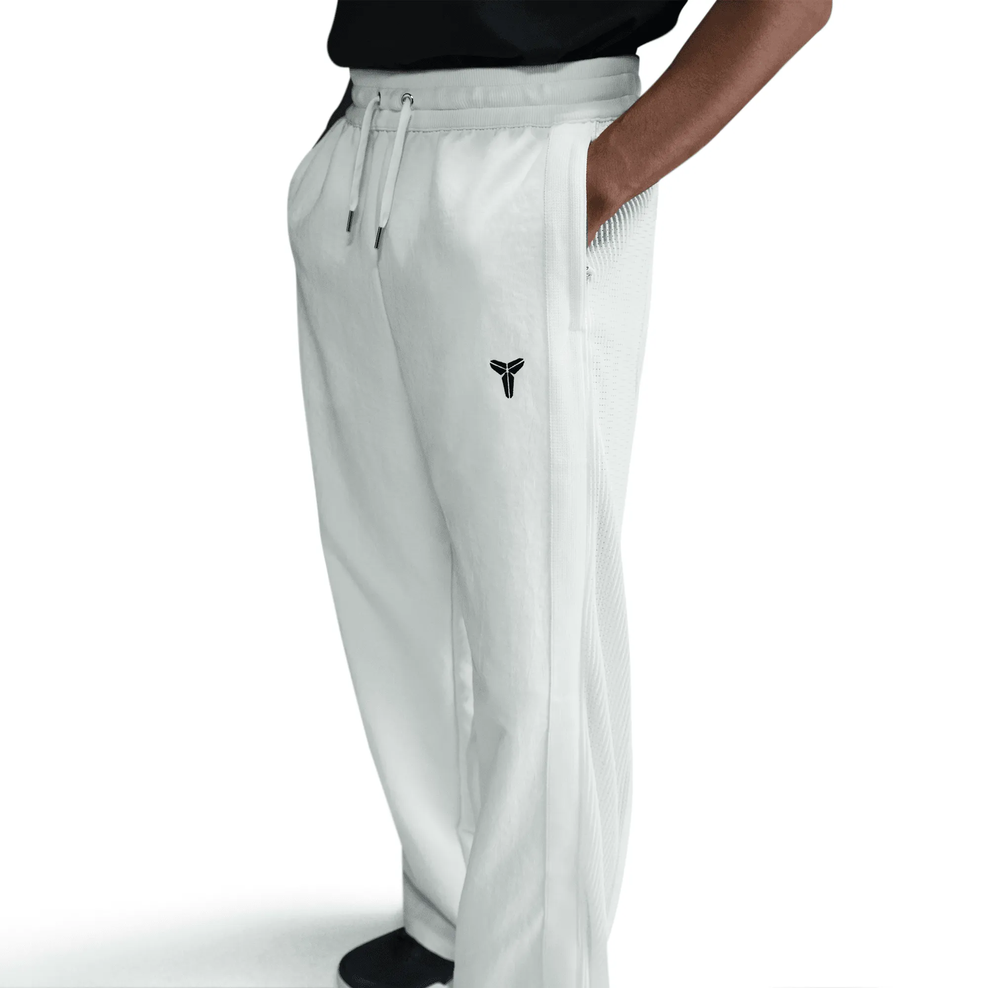 KOBE DETAILS PLEATED PANTS - WHITE Easy Go Ship Glow