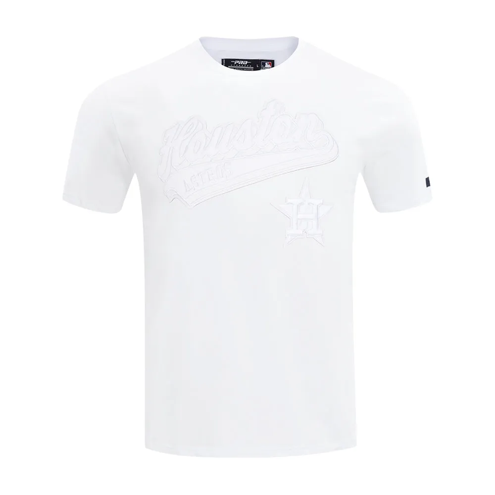Houston Astros White Out Tee -Mens QuickPackable Design Model Glow