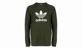 Noble Grace Trefoil Crewneck Sweatshirt "Night Cargo / White"