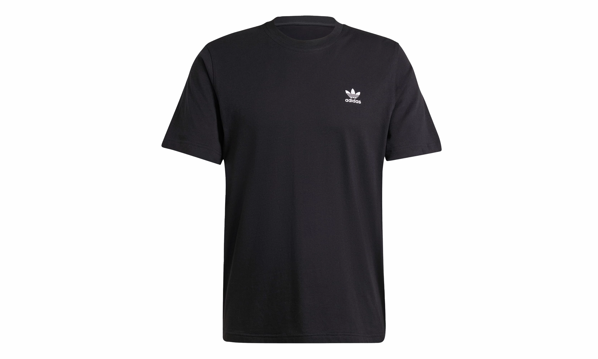 Tencel Blend Fabric TREFOIL ESSENTLS TEE "Black"
