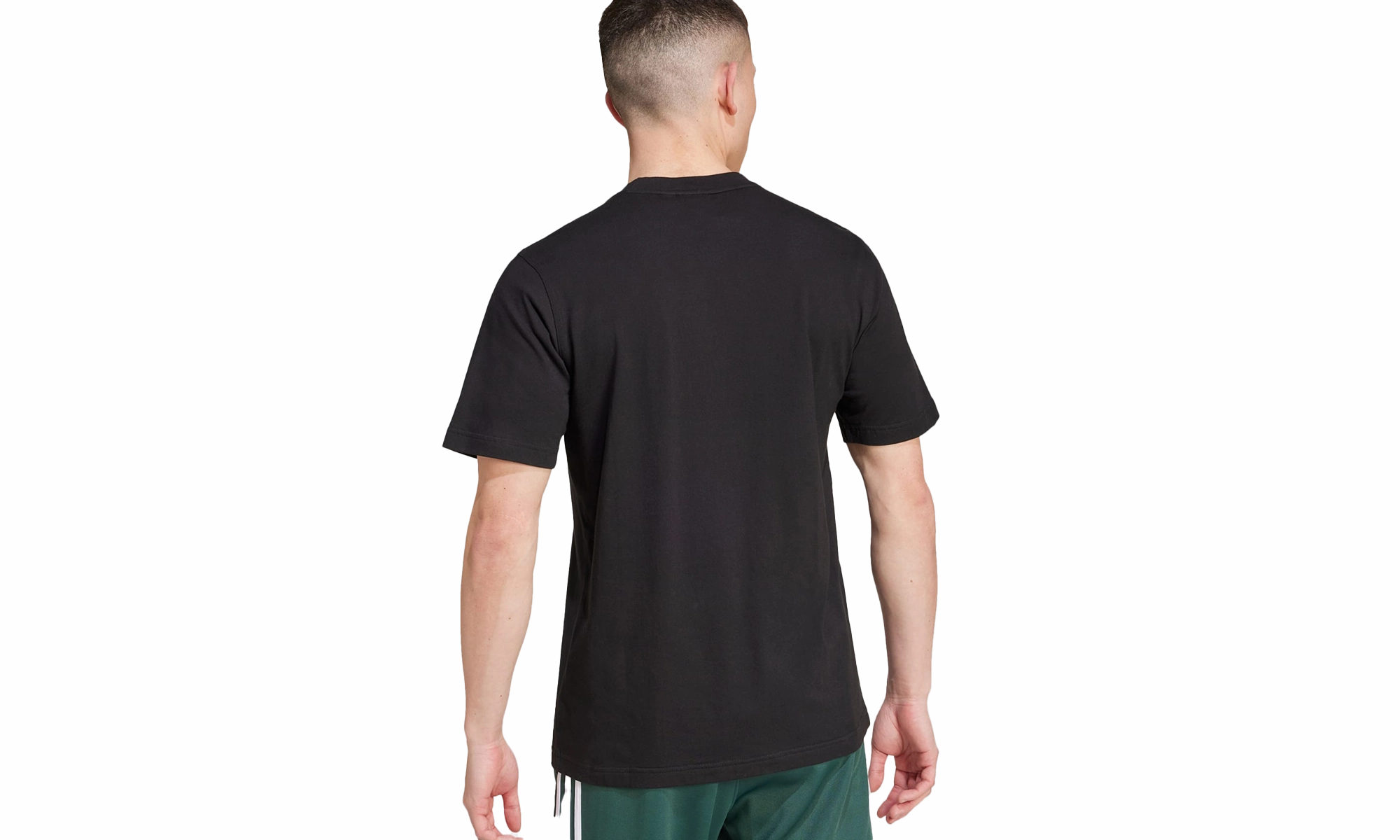NoRubEdging BreathableFabric TREFOIL ESSENTLS TEE "Black"