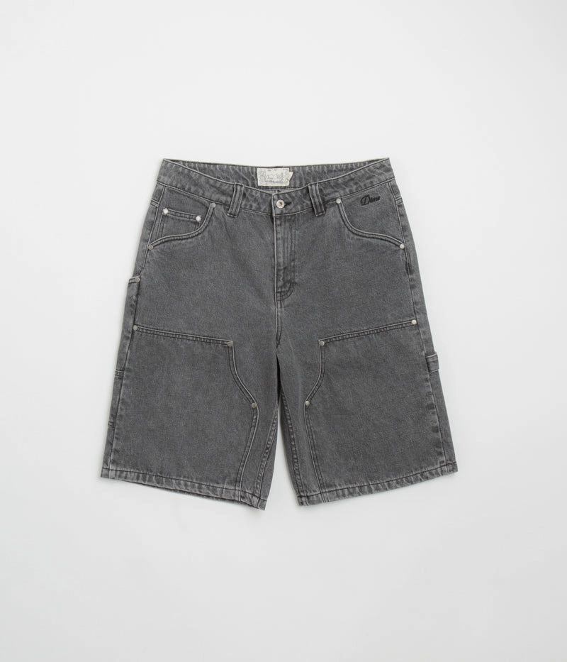 Dime Carpenter Denim Shorts - Faded Black kids' style