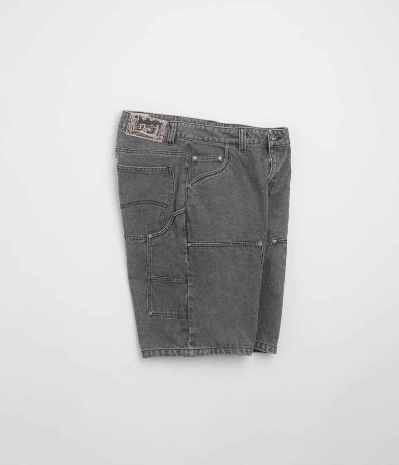 Dime Carpenter Denim Shorts - Faded Black Cold Weather Gear