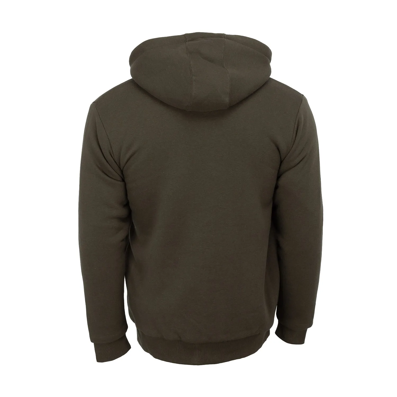 Sherpa Lined FZ Hoody - Mens Elastic cuffs LowProfile