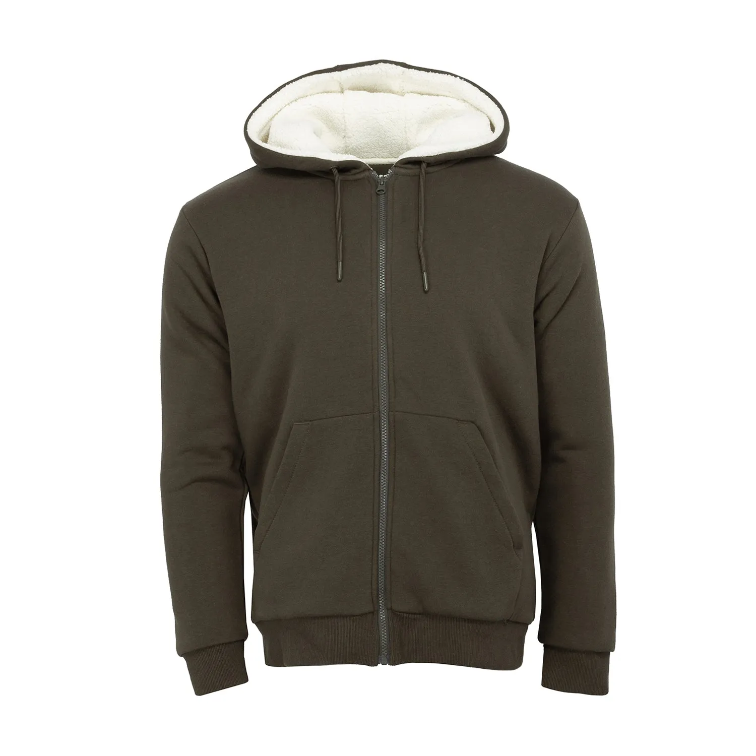 Sherpa Lined FZ Hoody - Mens Open Heart