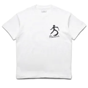 Flaneur Swirl Tee - White Cap sleeves wedding event