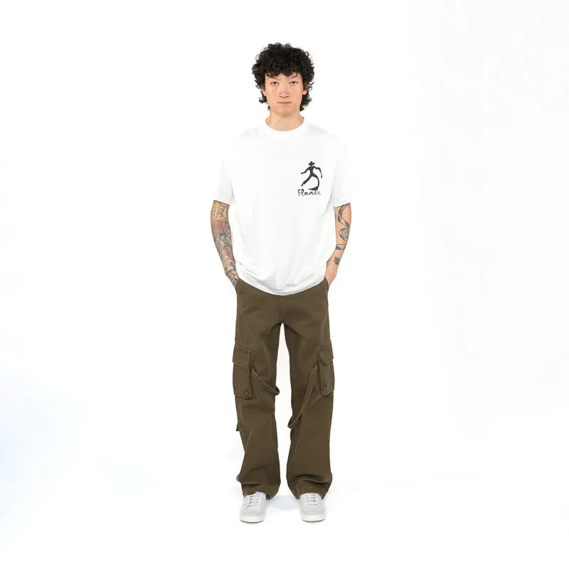 Formal Style Flaneur Swirl Tee - White