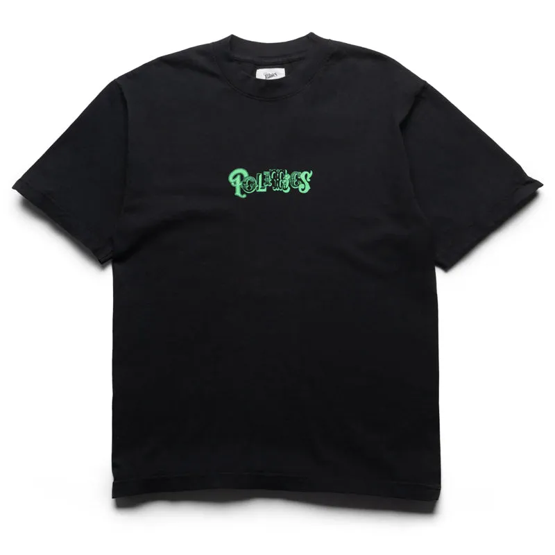 Politics x MLS Trill Tee - Black Pastel Shade shift silhouette