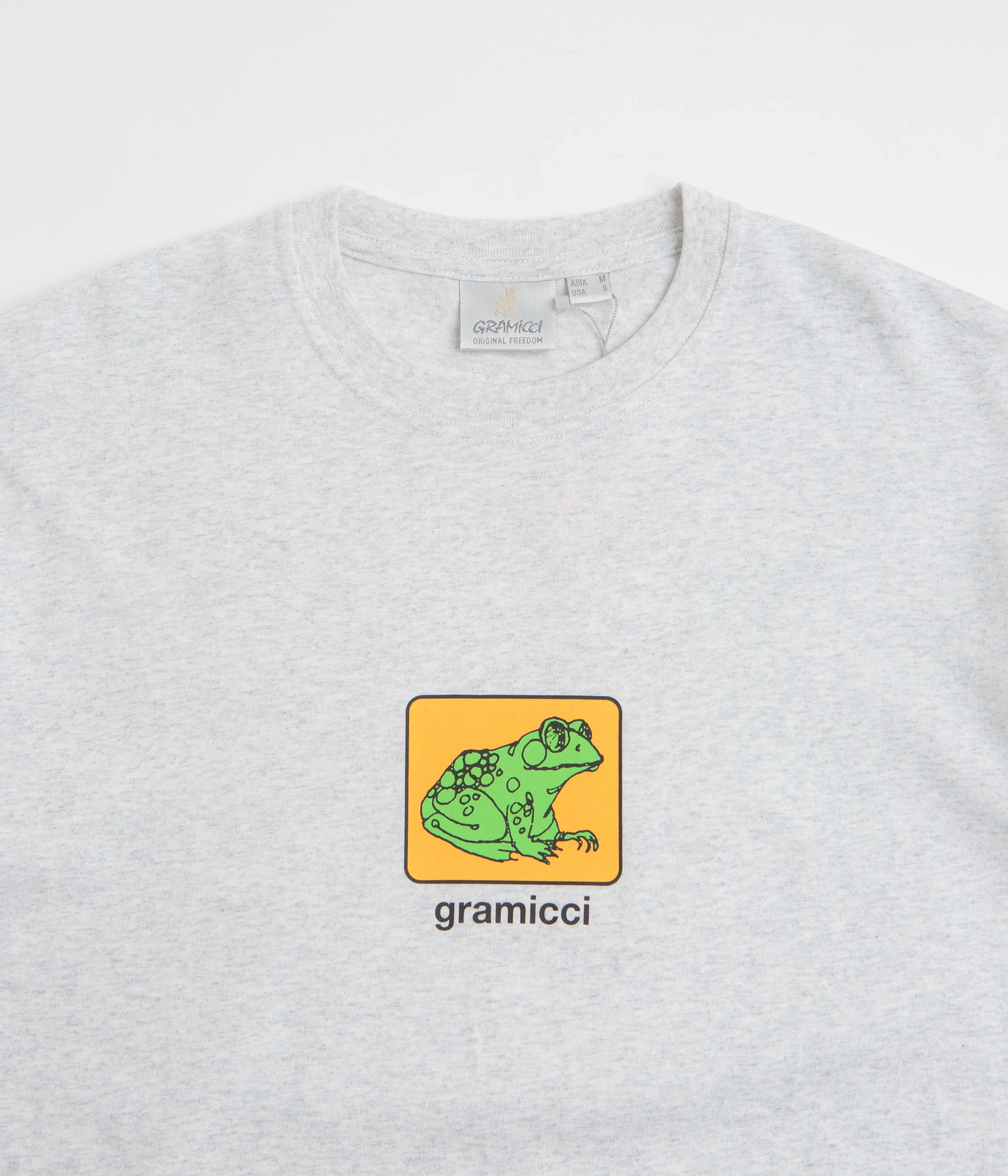 Gramicci Toad T-Shirt - Heather Ash bar event