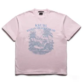 Ksubi Paradiso Ekcess Tee - Ice Quartz Fringe Detail