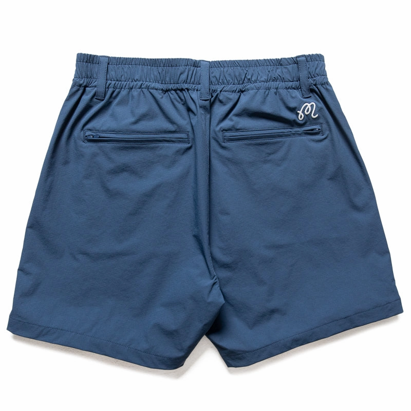 Malbon Golf Eagle Buckets Scooter Short - Navy light feel