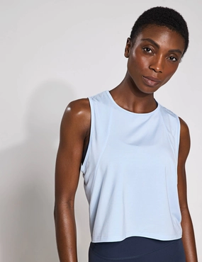 unloading Mia Tank - Light Blue