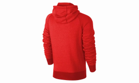 Shoebox Full-zip Hoodie "RED / ORANGE"