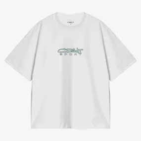Short Sleeve Lyntos T-Shirt Geometric Pattern long hem