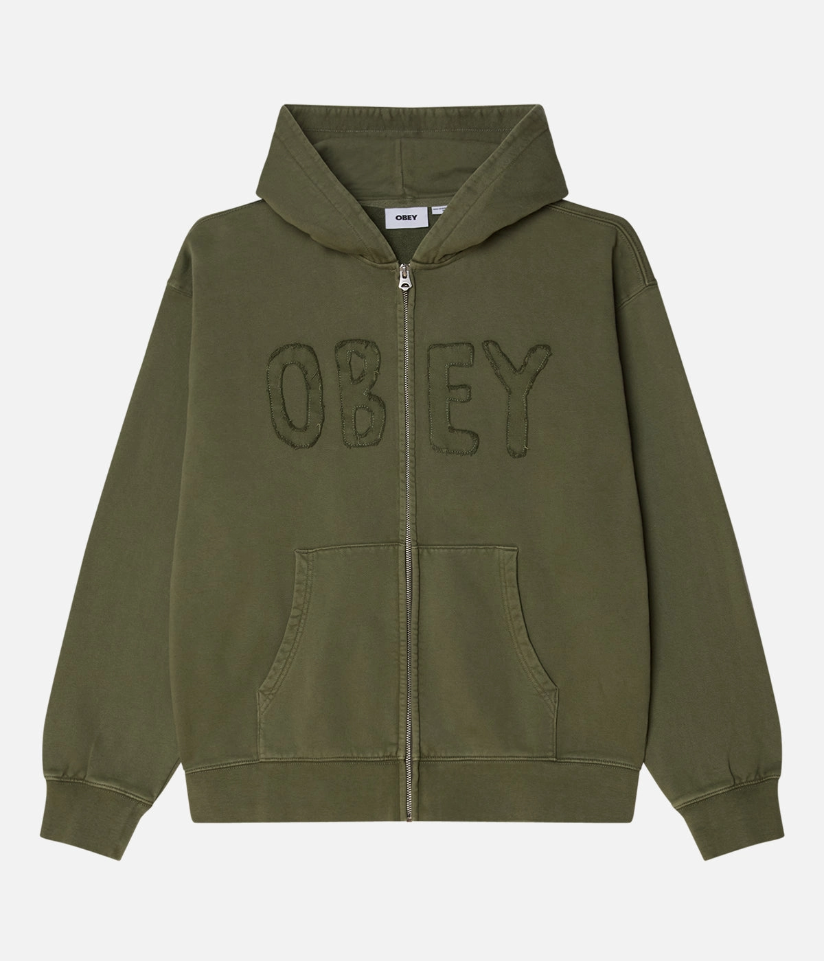 Obey Hybrid Faded Zip Hood Fat