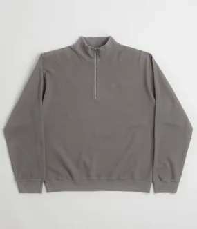 Polar Pique Half Zip Shirt - Grey Winter Fashion