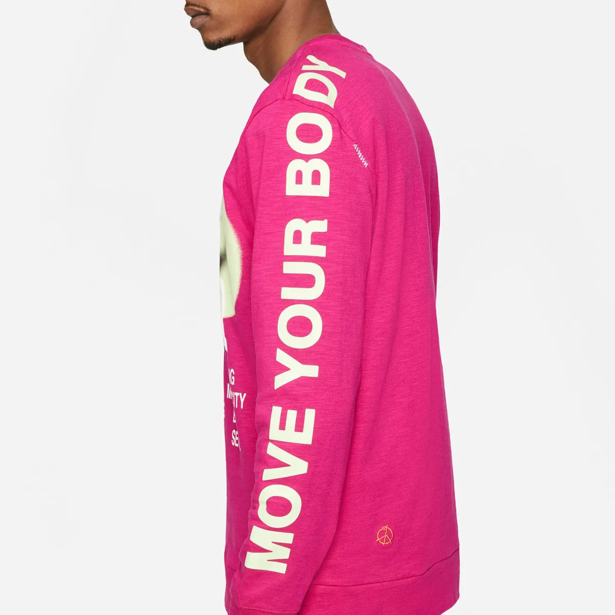 ZeroWasteProduction QuickDry Technology Nike Sportswear Long Sleeve Top (Fireberry)