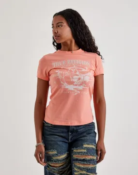 Party Ready True Religion Crystal Buddha Tee
