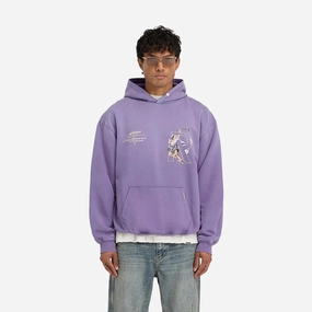 Represent | HERMES HOODIE { PURPLE SheerLayeredPanels