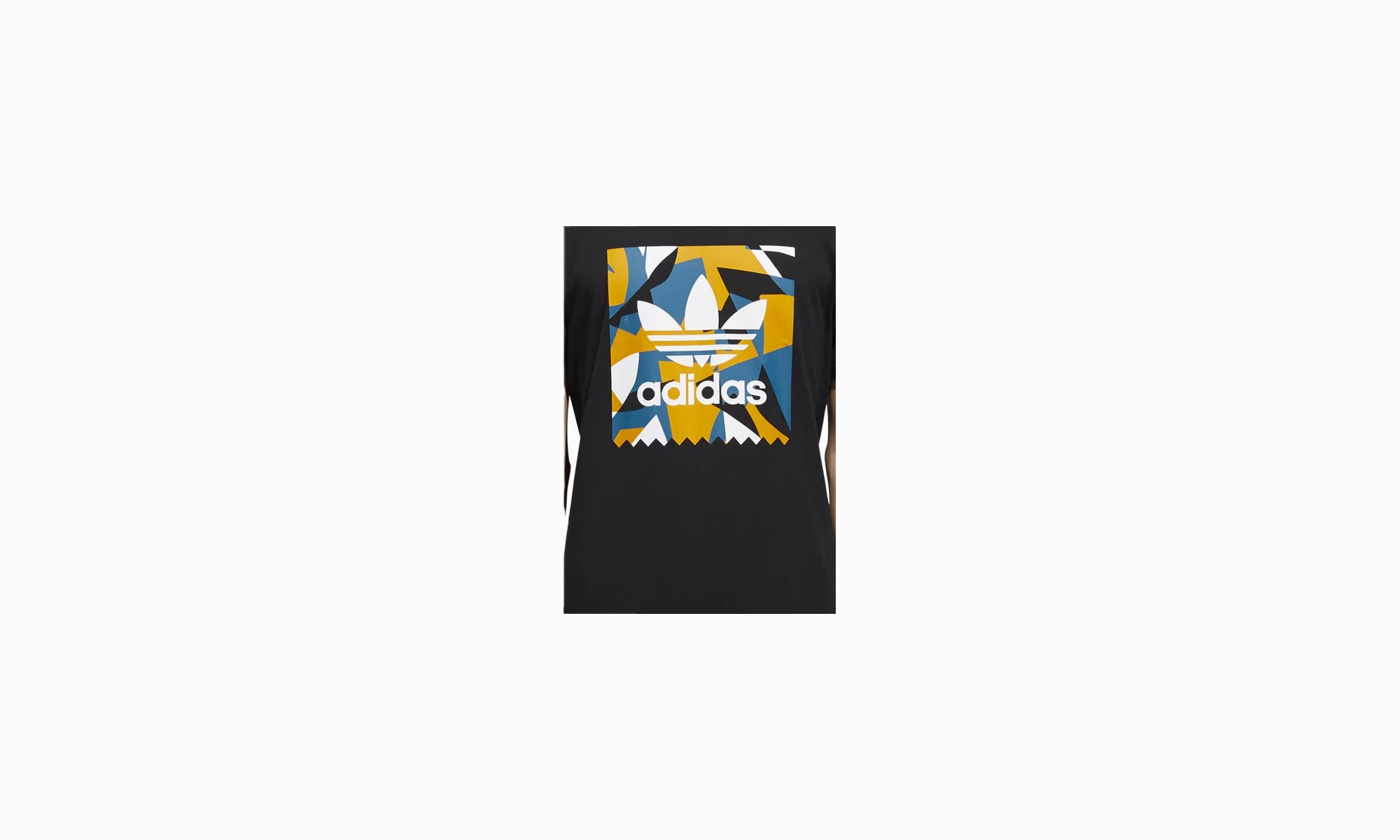 Collage Blackbird Tee "Black Teal Yellow" Dream Base EcoDye Process