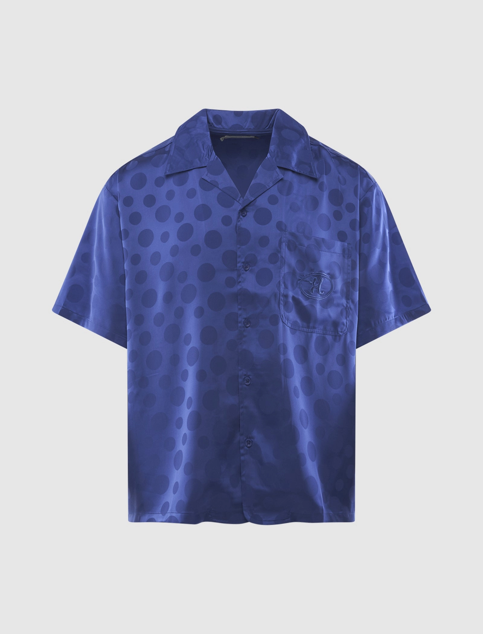 AntiOdorTechnology Soft Material POLKA DOT CAMP SHIRT