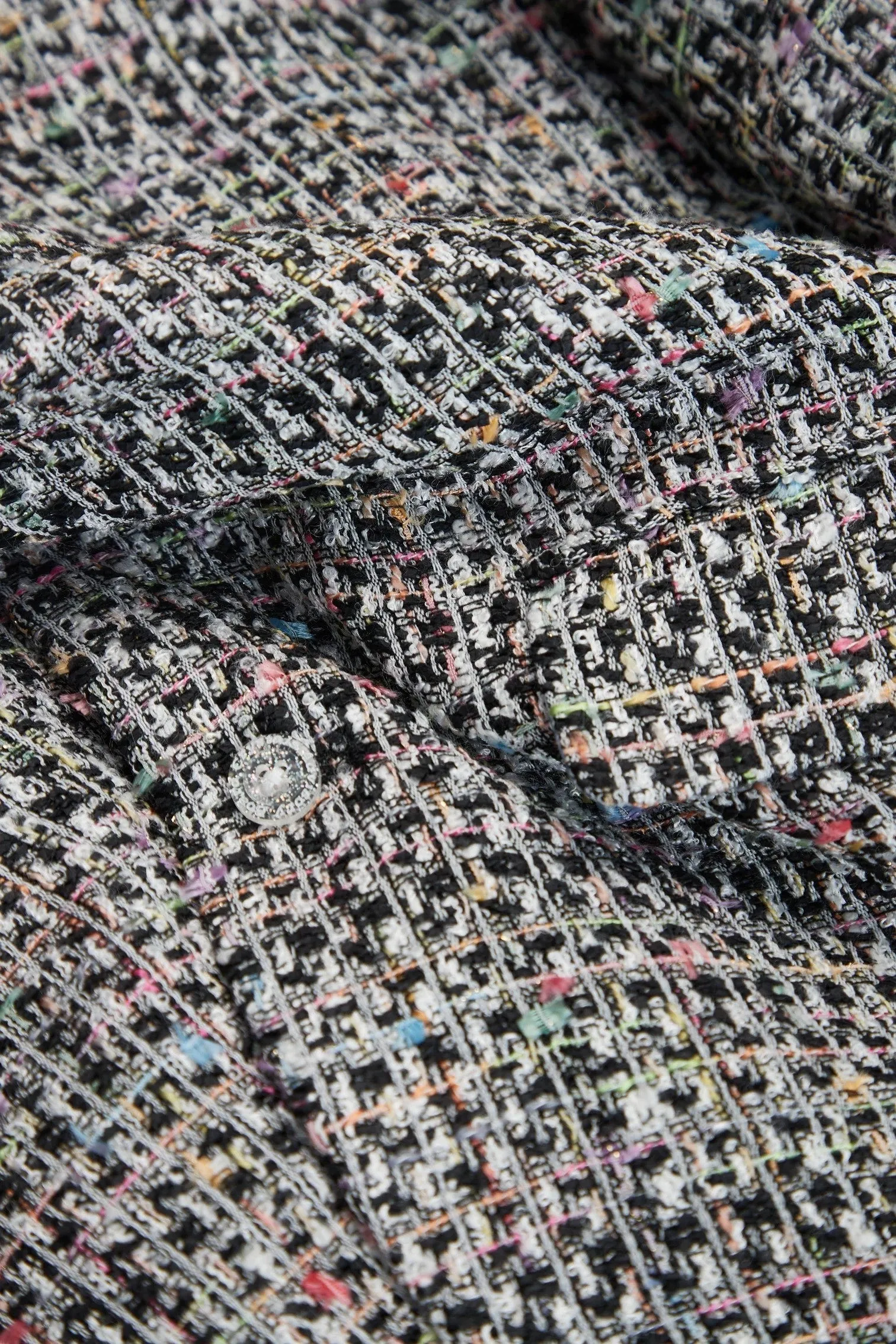 ABC. TWEED SUIT PANTS - BLACK Magic Glow FoldableDesign