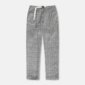 ABC. TWEED SUIT PANTS - BLACK Universal Clasp Mechanism