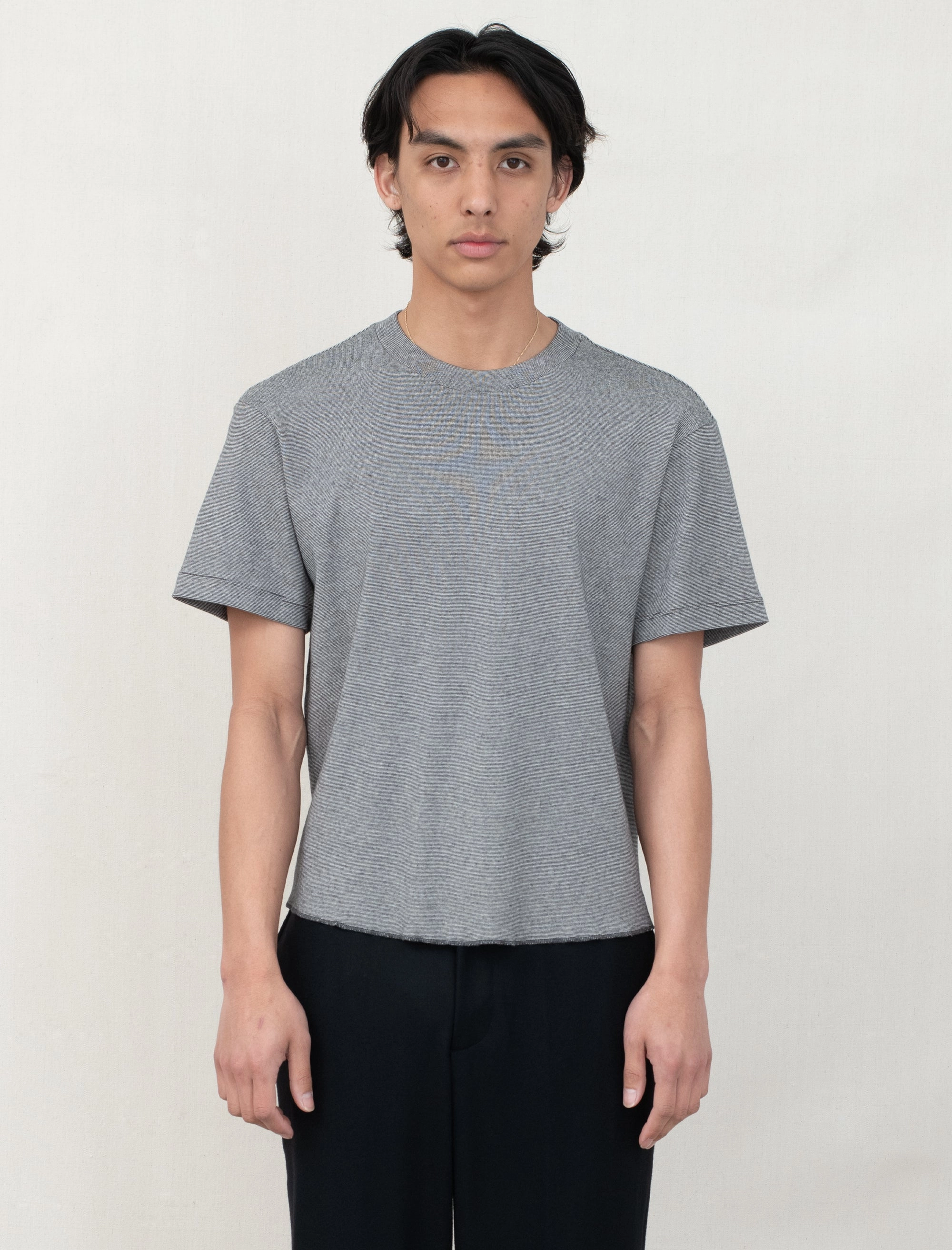 Flowing Design Sierra Stripe T-Shirt (White/Black)