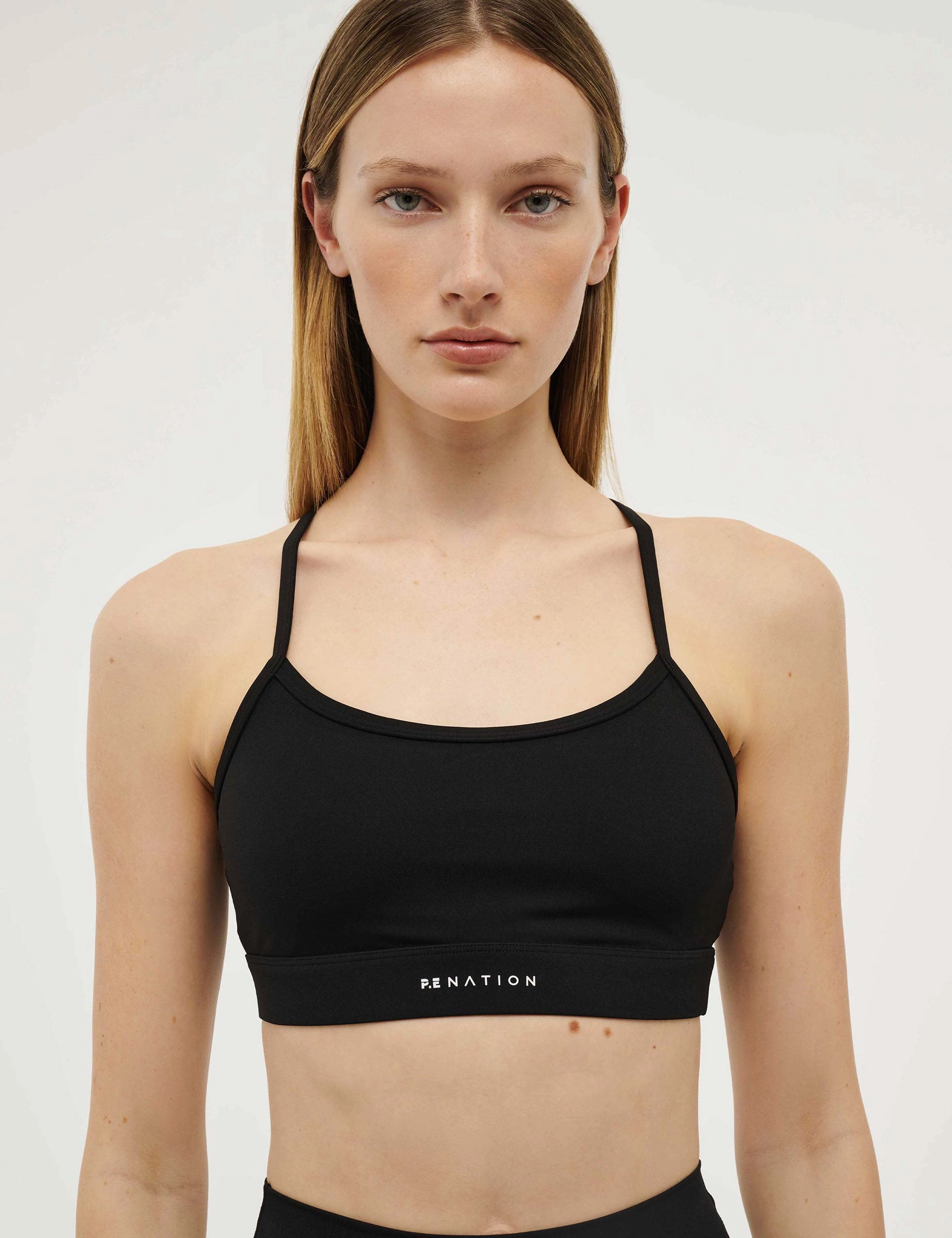 Signature Sports Bra - Black Reinforced Stitching