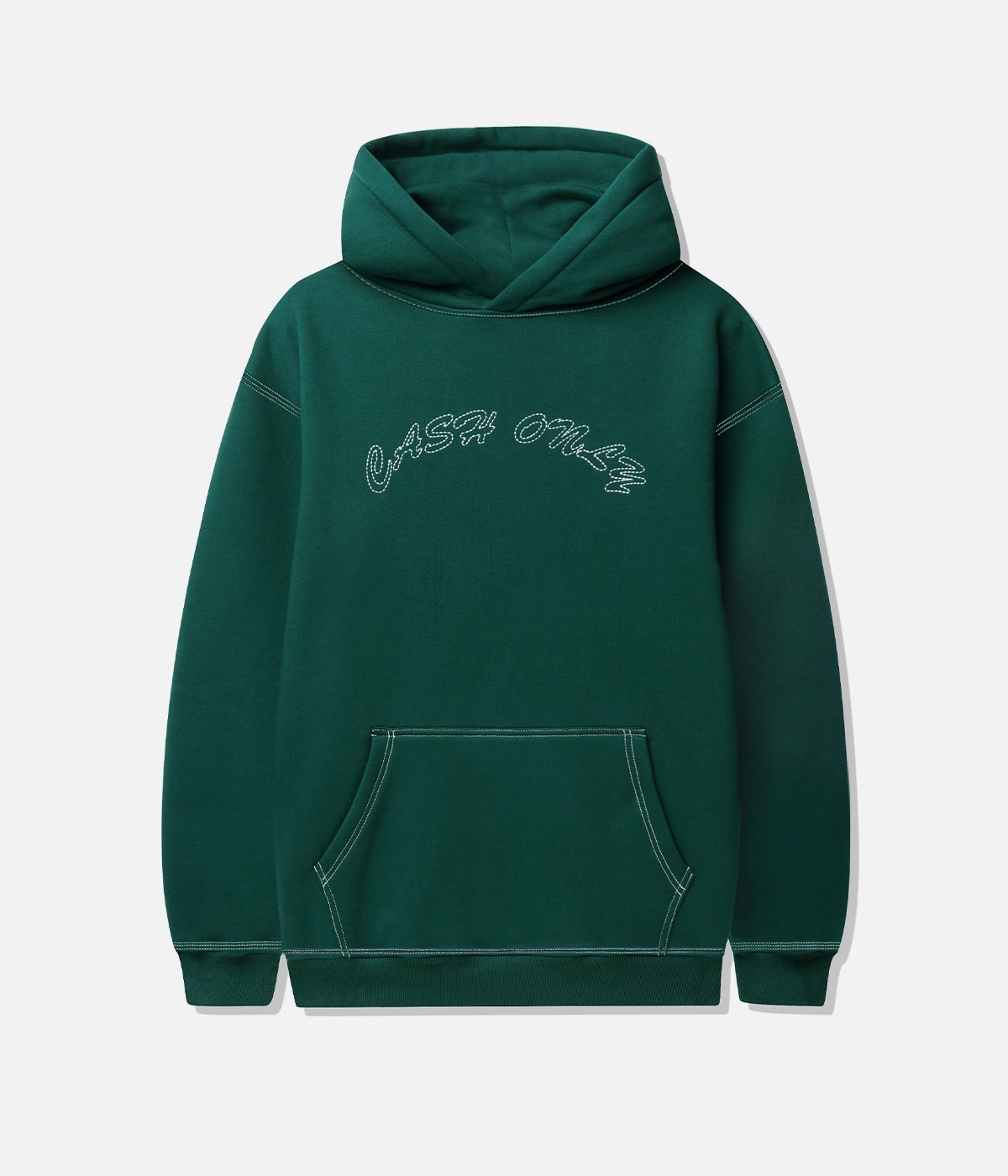 product market share Cash Only Stitch Logo Pullover Hood