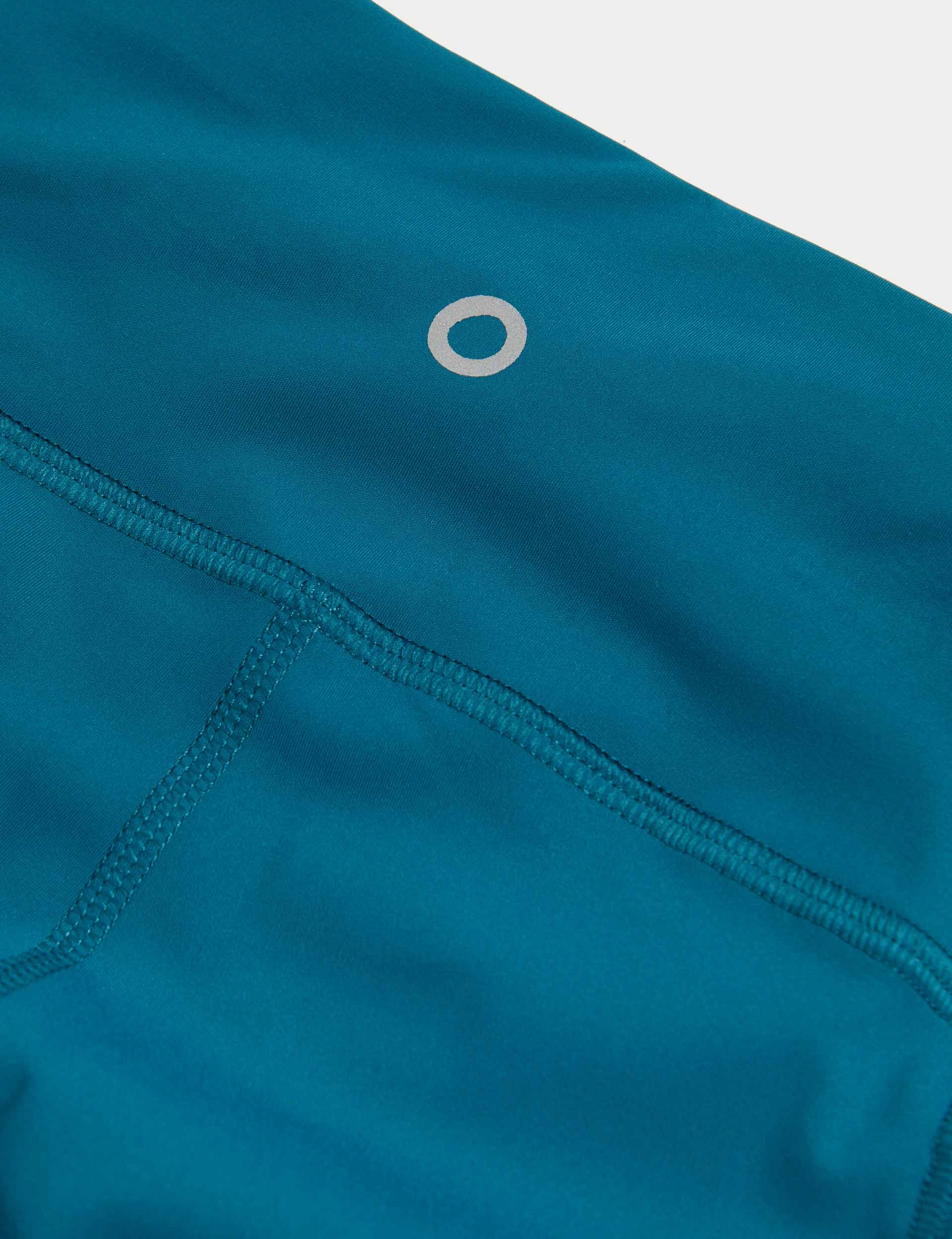 Go Train Laser Cut Gym Leggings - Dark Turquoise Dry Fit Fitness Lover Cycling Trip