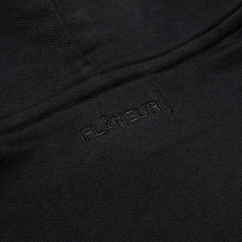 Flaneur Botanical Hoodie - Black Men's