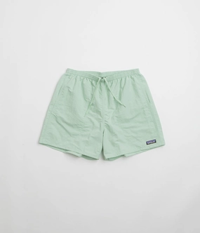 Quick Dry Fabric Breathable Cut Patagonia Baggies 5" Shorts - Rinsed Green