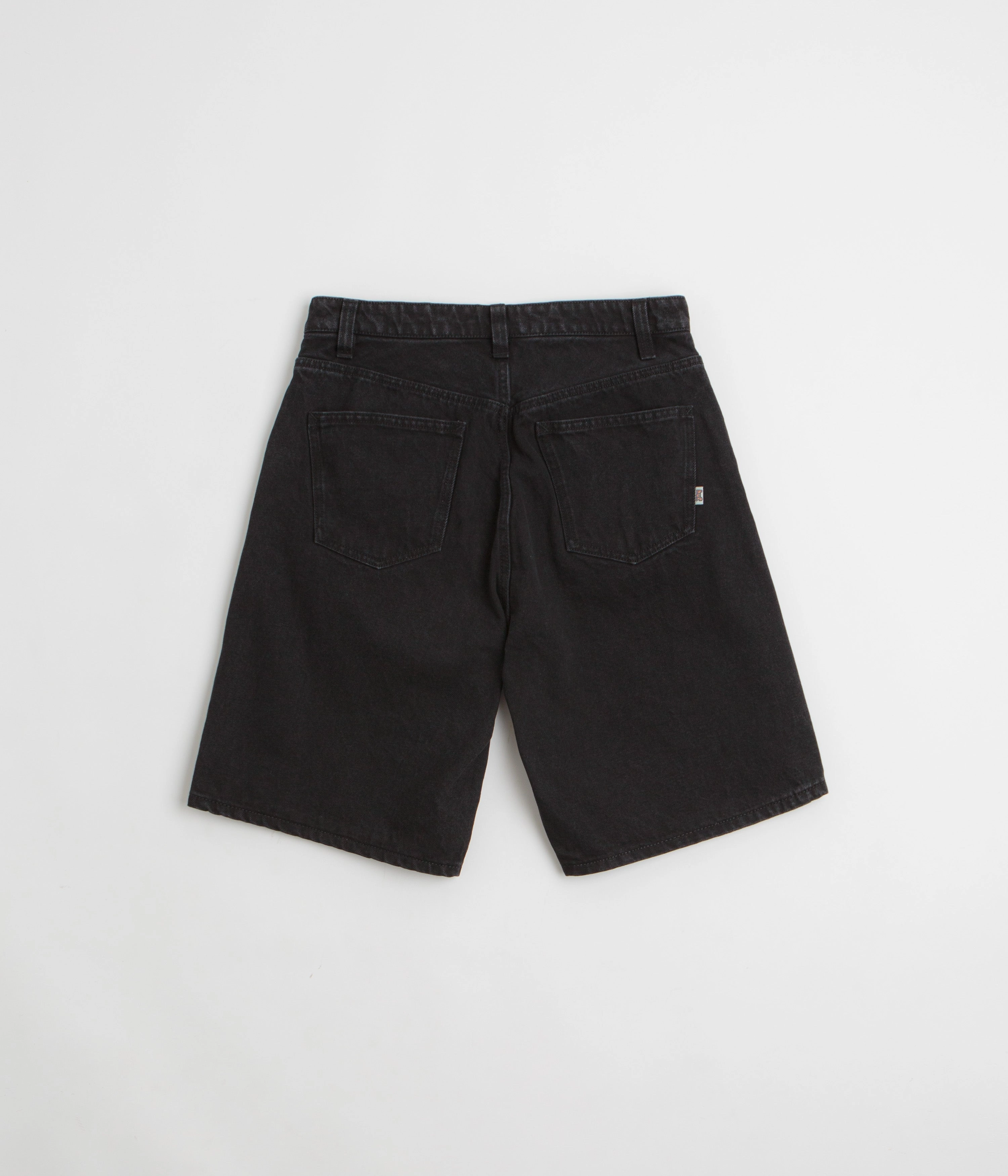 HUF Cromer Shorts - Washed Black Easy Fit Abrasion Resistant Hem