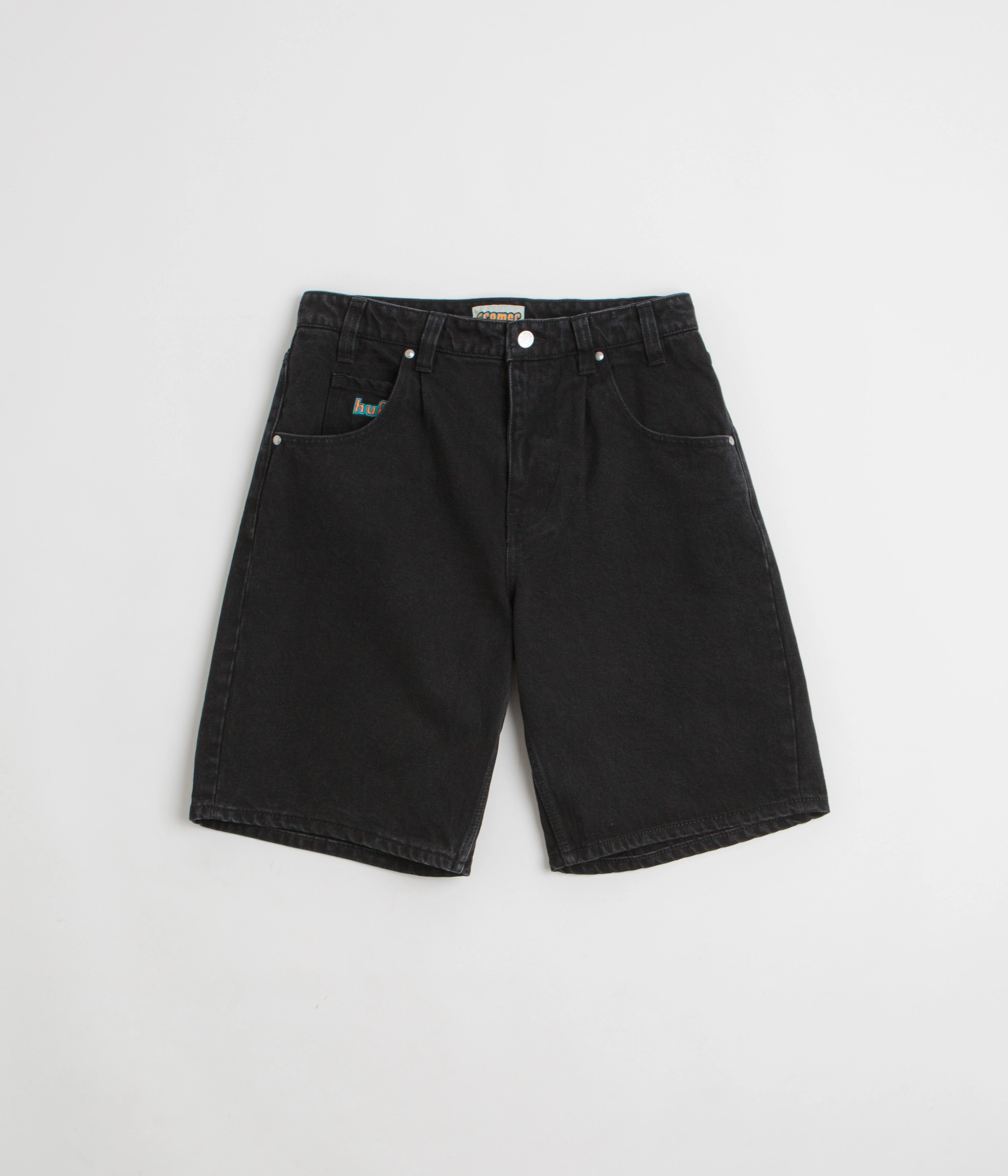Lounge Fit HUF Cromer Shorts - Washed Black