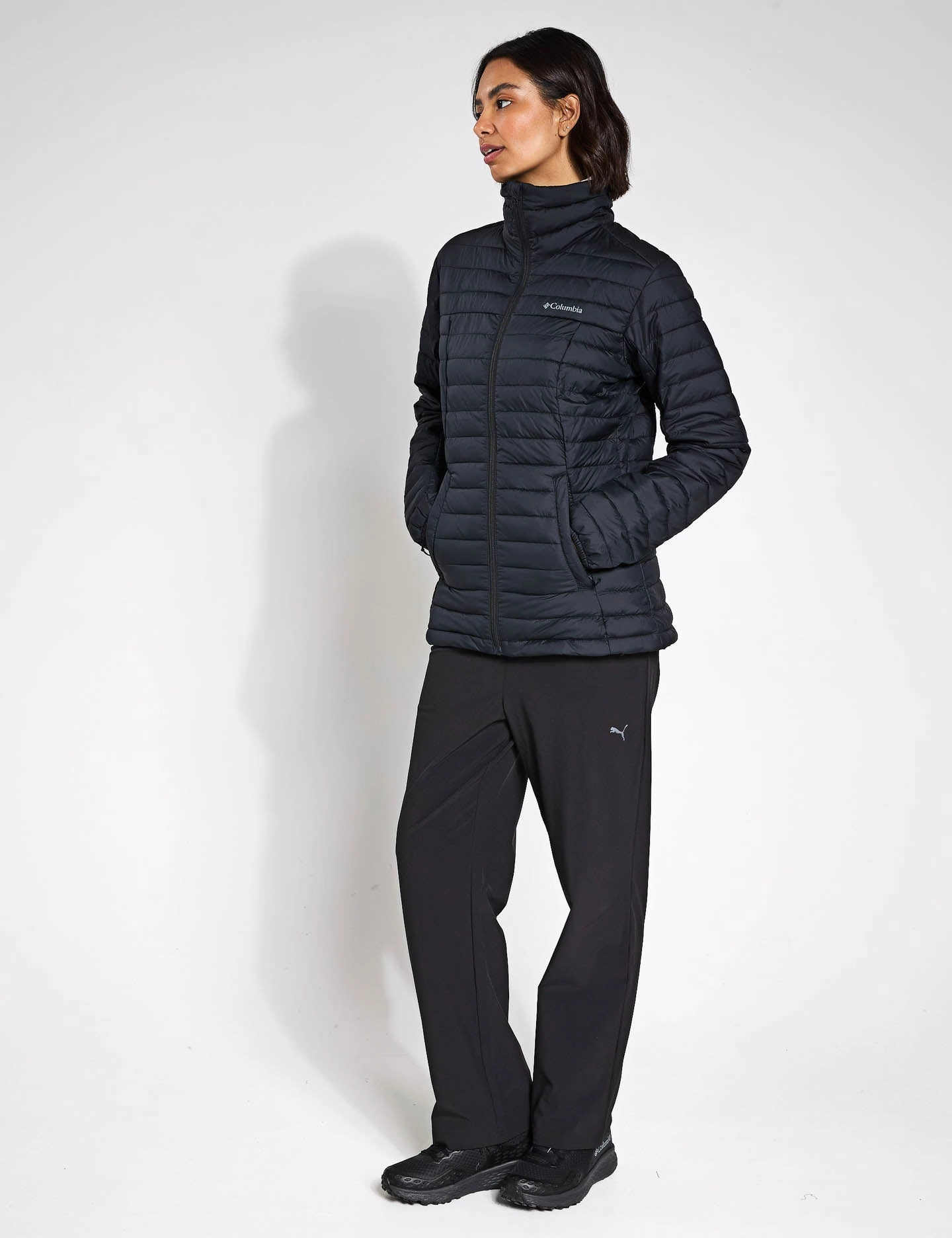 Silver Falls II Packable Insulated Jacket - Black Eco Friendly Recycled Material Wind Resistant Coating