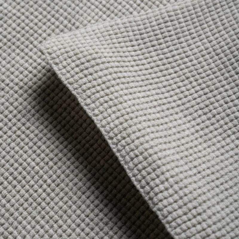 Fear Of God Essentials Waffle Tee - Heather Stone exhibition event