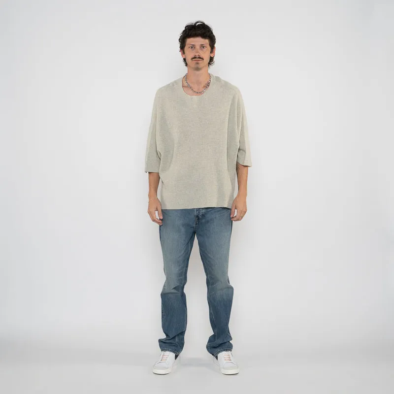 theater performance Fear Of God Essentials Waffle Tee - Heather Stone