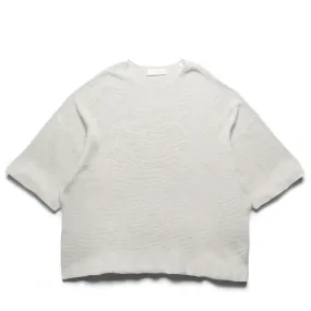 Fear Of God Essentials Waffle Tee - Heather Stone surfing venue female clothing