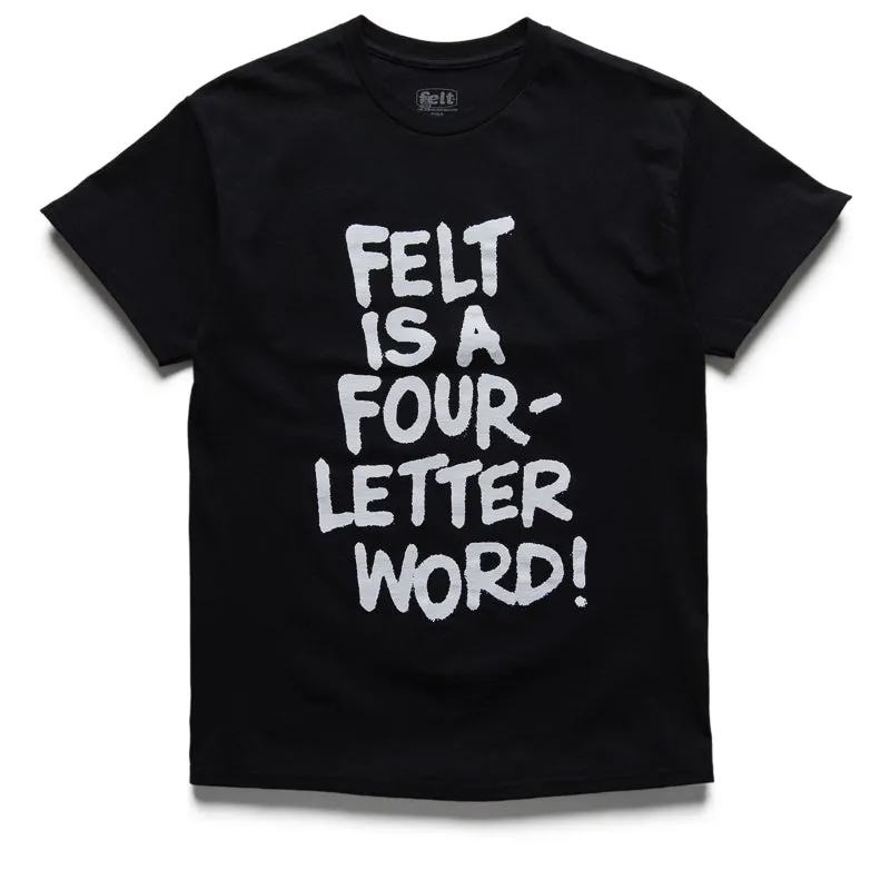 Generic Felt F Tee - Black