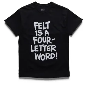 Generic Felt F Tee - Black