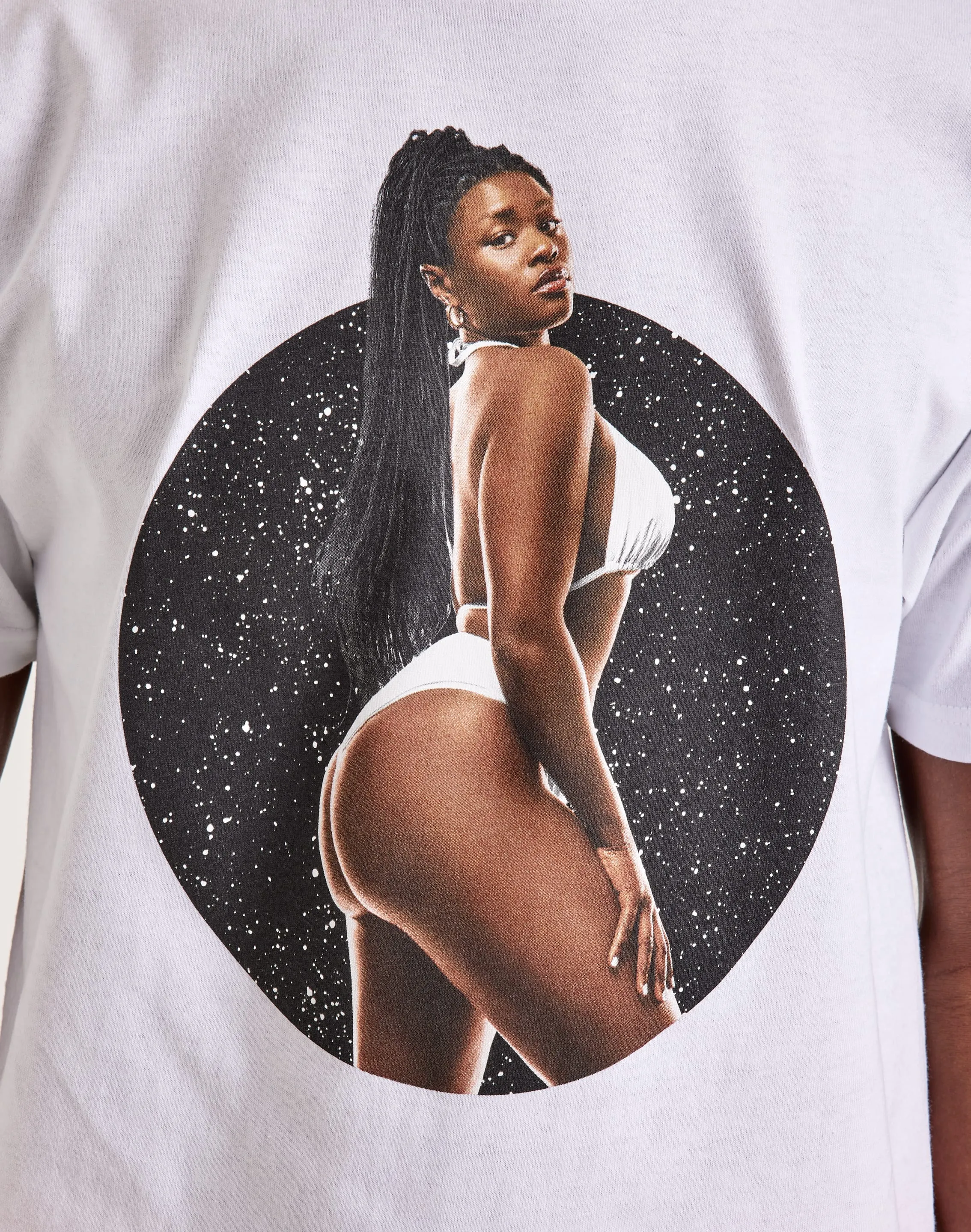 Popular Demand Cookie Speckles Tee BiasCut Trims Beach Ease