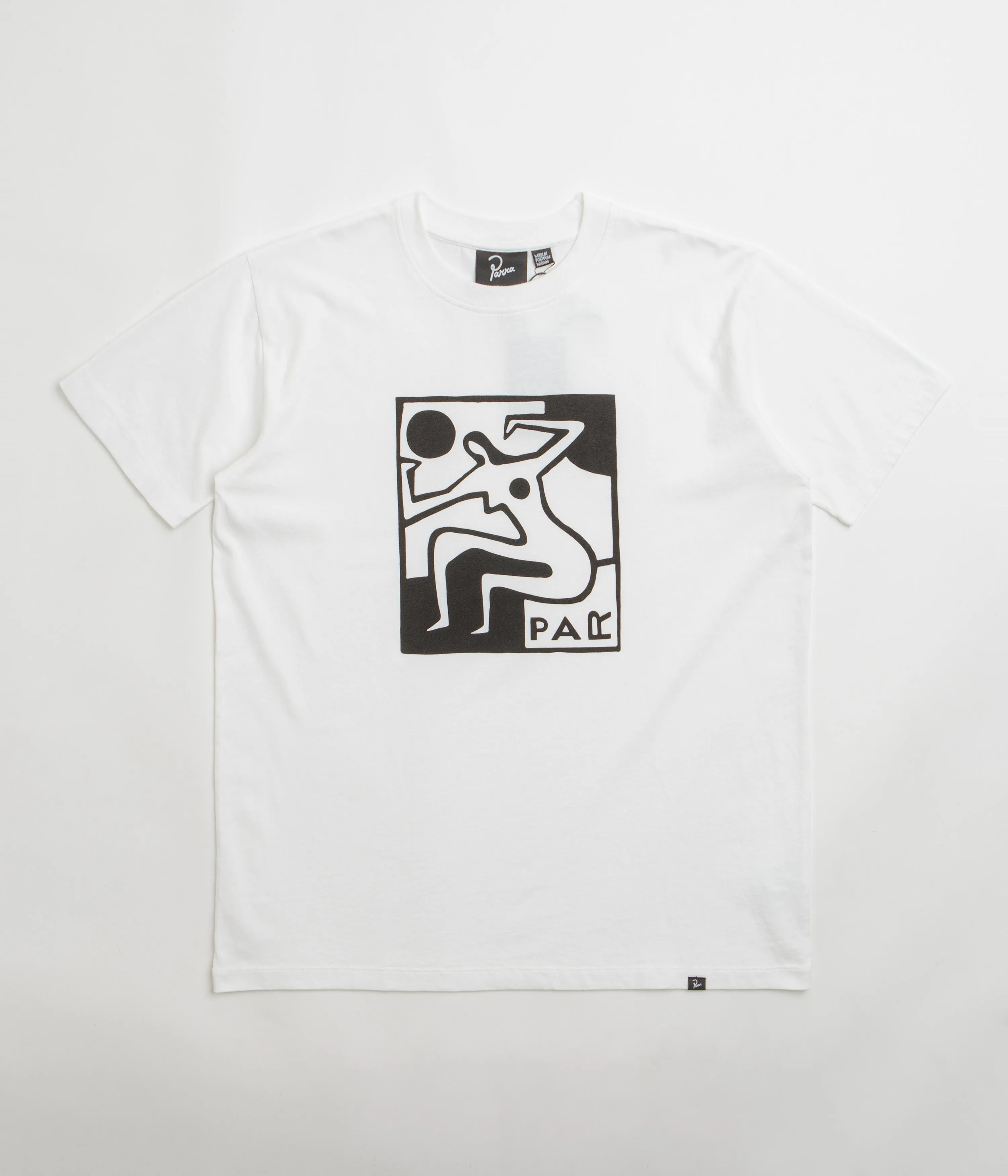 by Parra Ball Sports T-Shirt - White Beach Vacation