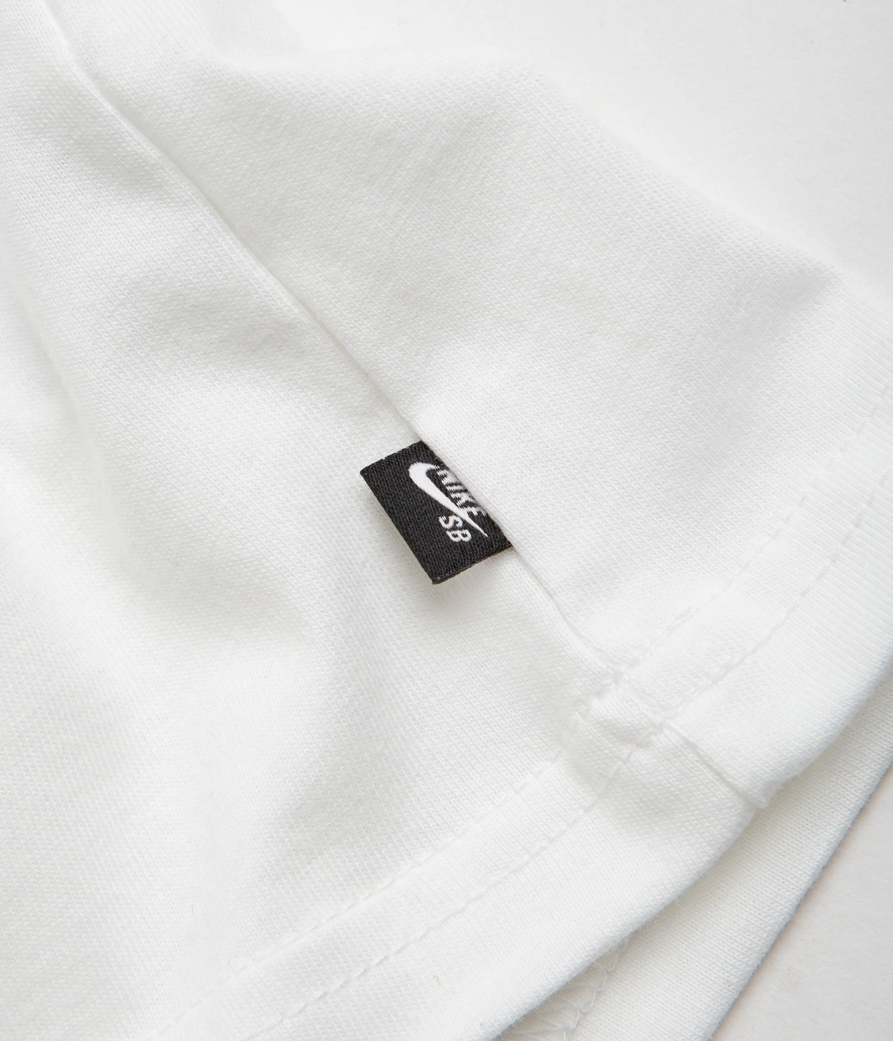 bike event Nike SB Large Logo T-Shirt - White / Black