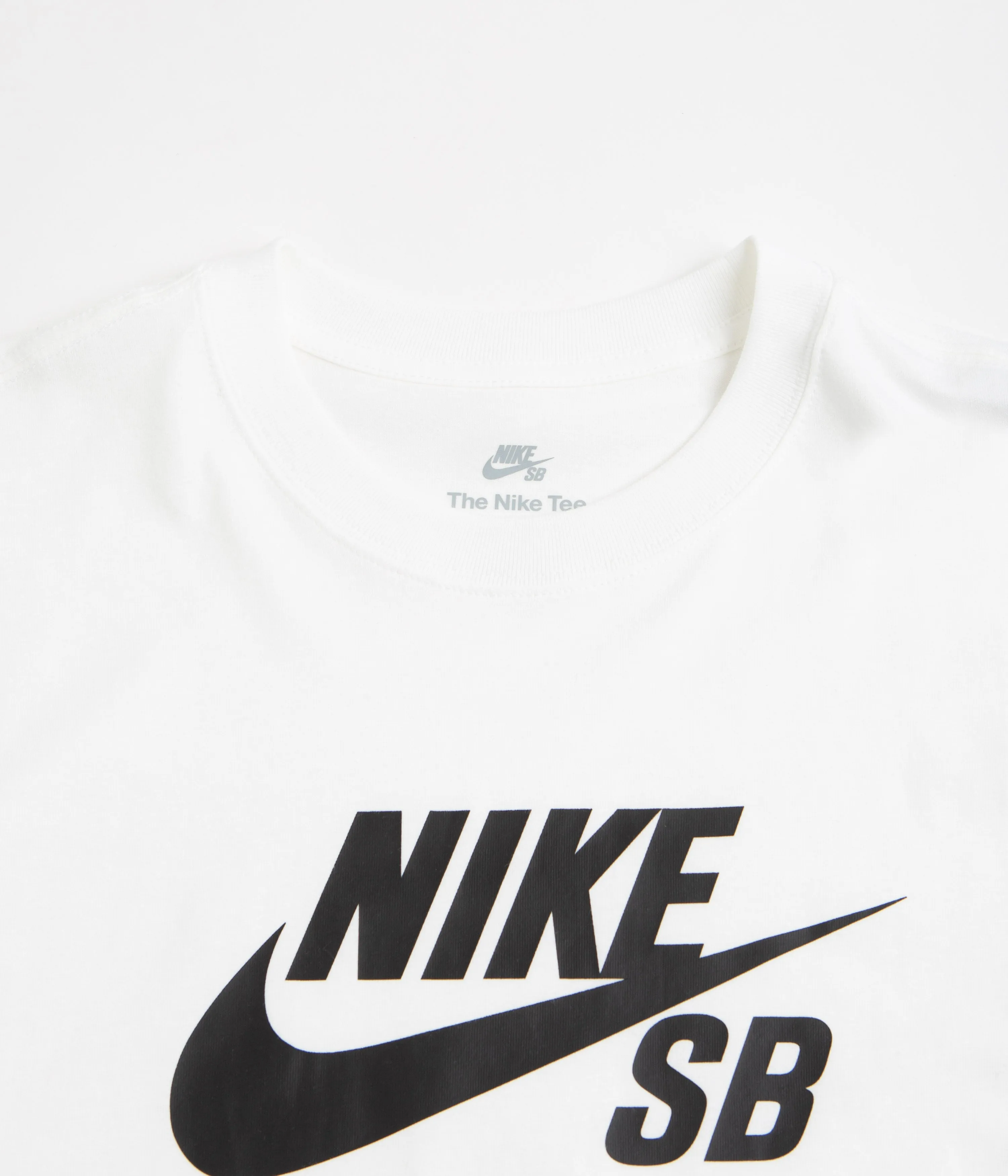 Nike SB Large Logo T-Shirt - White / Black party scene custom size
