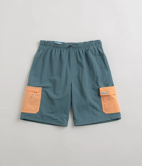 Columbia Summerdry Brief 9" Shorts - Cloudburst / Apricot Fizz QuickReleaseBuckle Minimalist Look