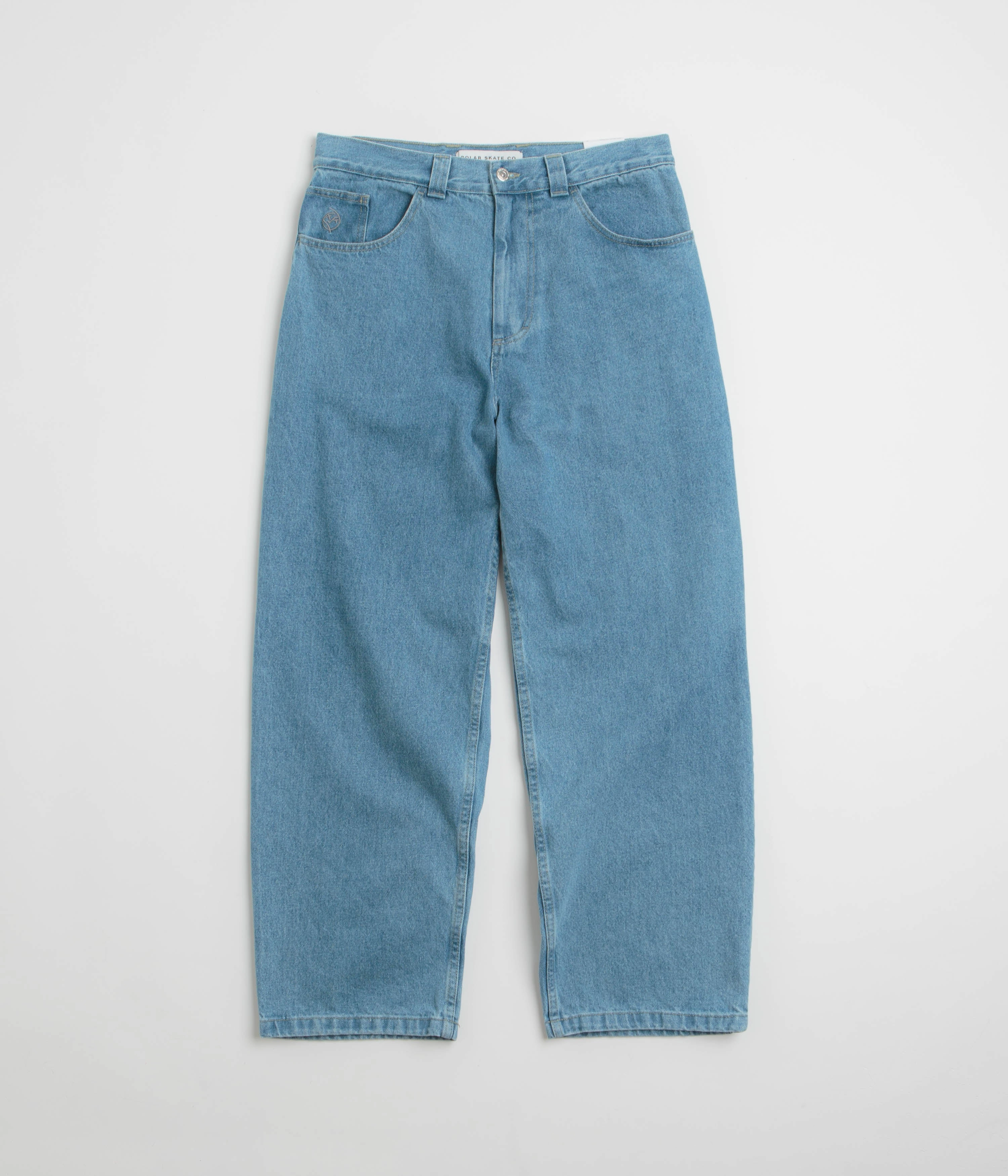Breathable Material SoftCottonBlend Polar Big Boy Jeans - Mid Blue